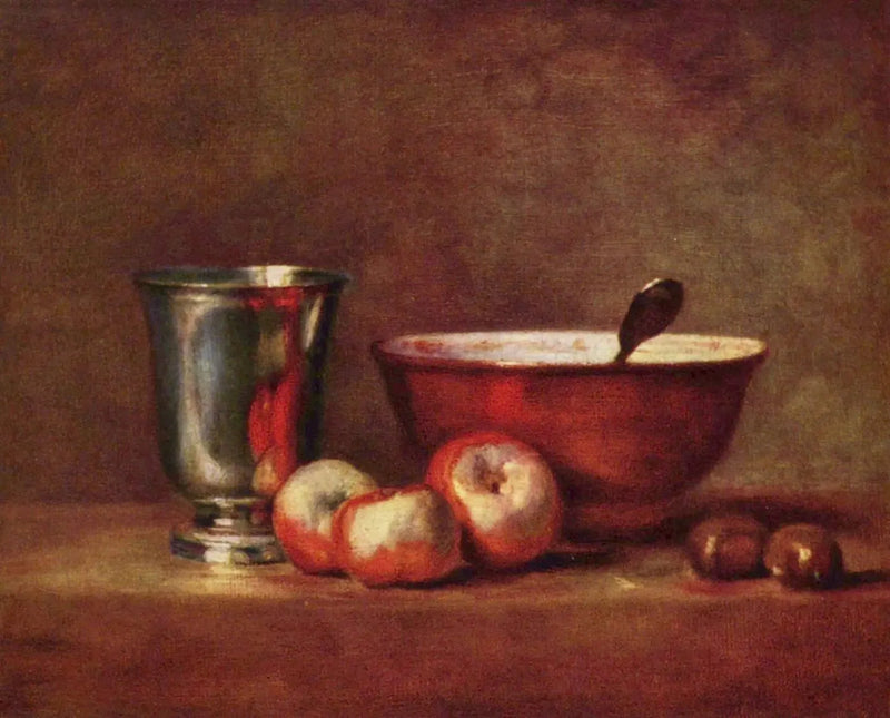 Il bicchiere d'argento - Jean Simeón Chardin