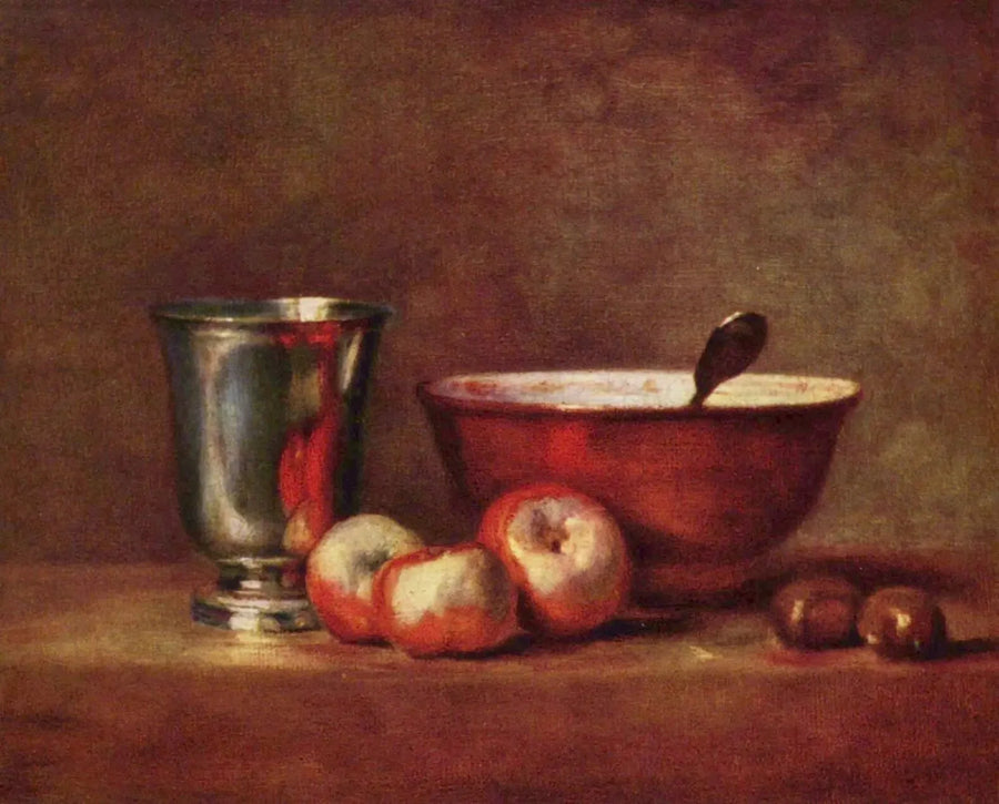Il bicchiere d'argento - Jean Simeón Chardin