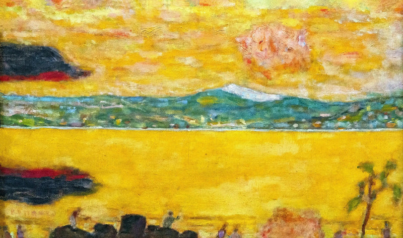 Il golfo di Saint-Tropez al tramonto - Pierre Bonnard