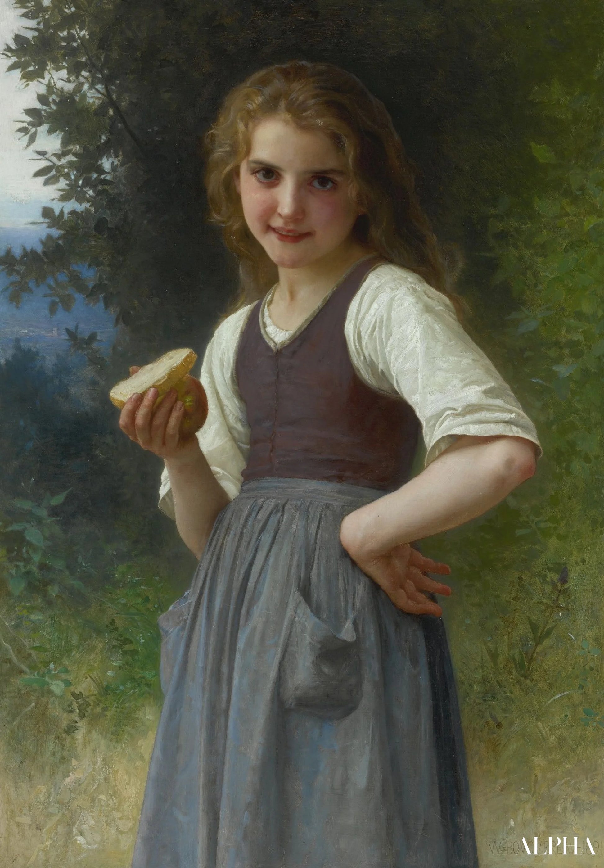 Il gusto dei campi - William Bouguereau - Riproduzioni di quadri e dipinti di alta gamma
