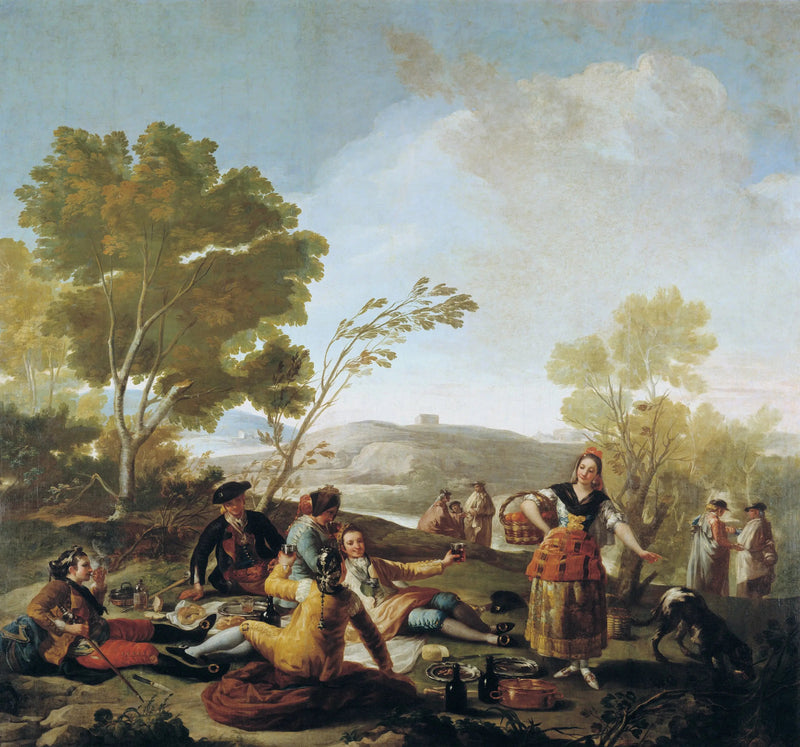 La Merenda presso il Manzanares - Francisco de Goya