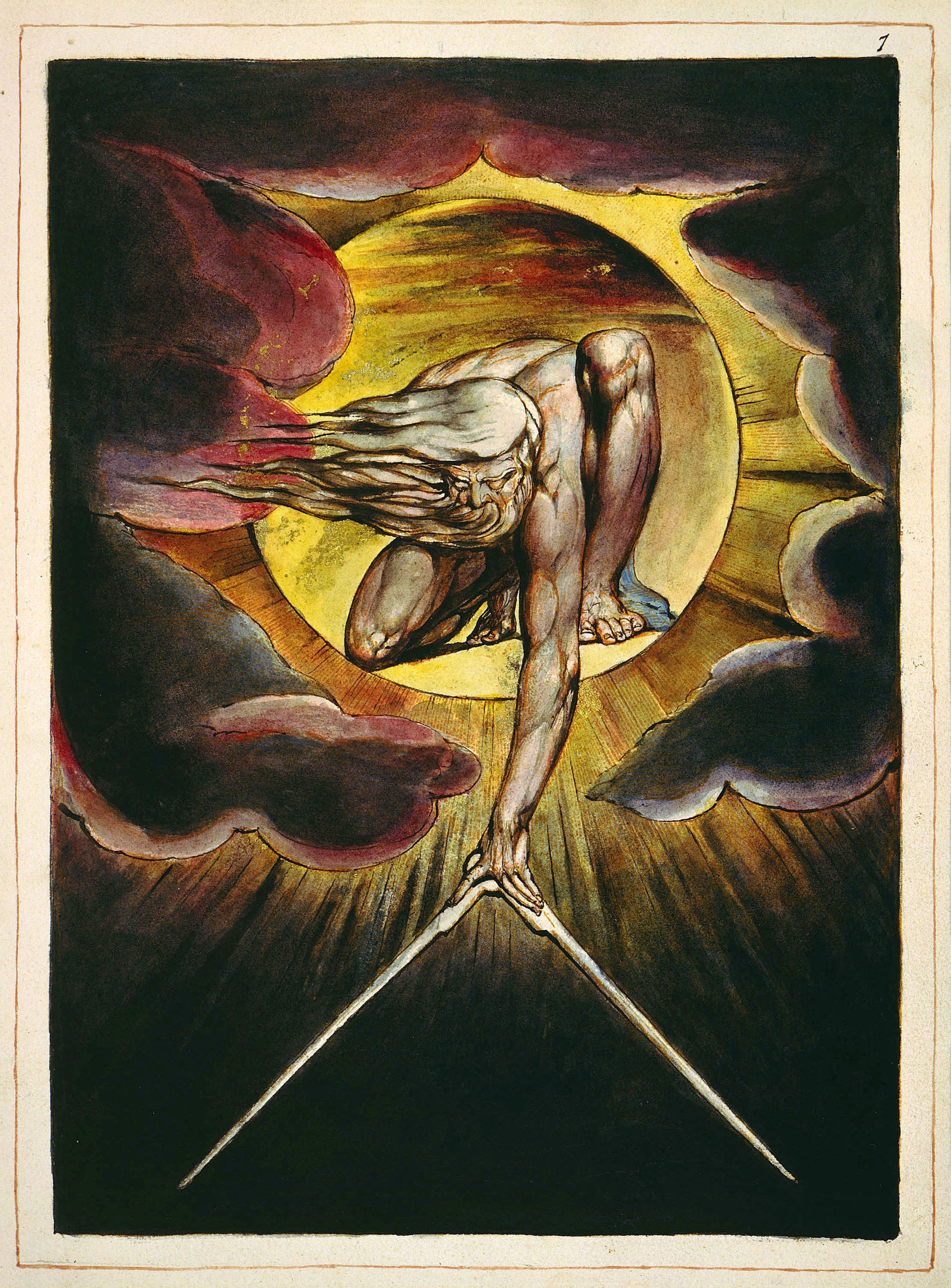 Le Grand Architecte - William Blake - Alpha Reproduction