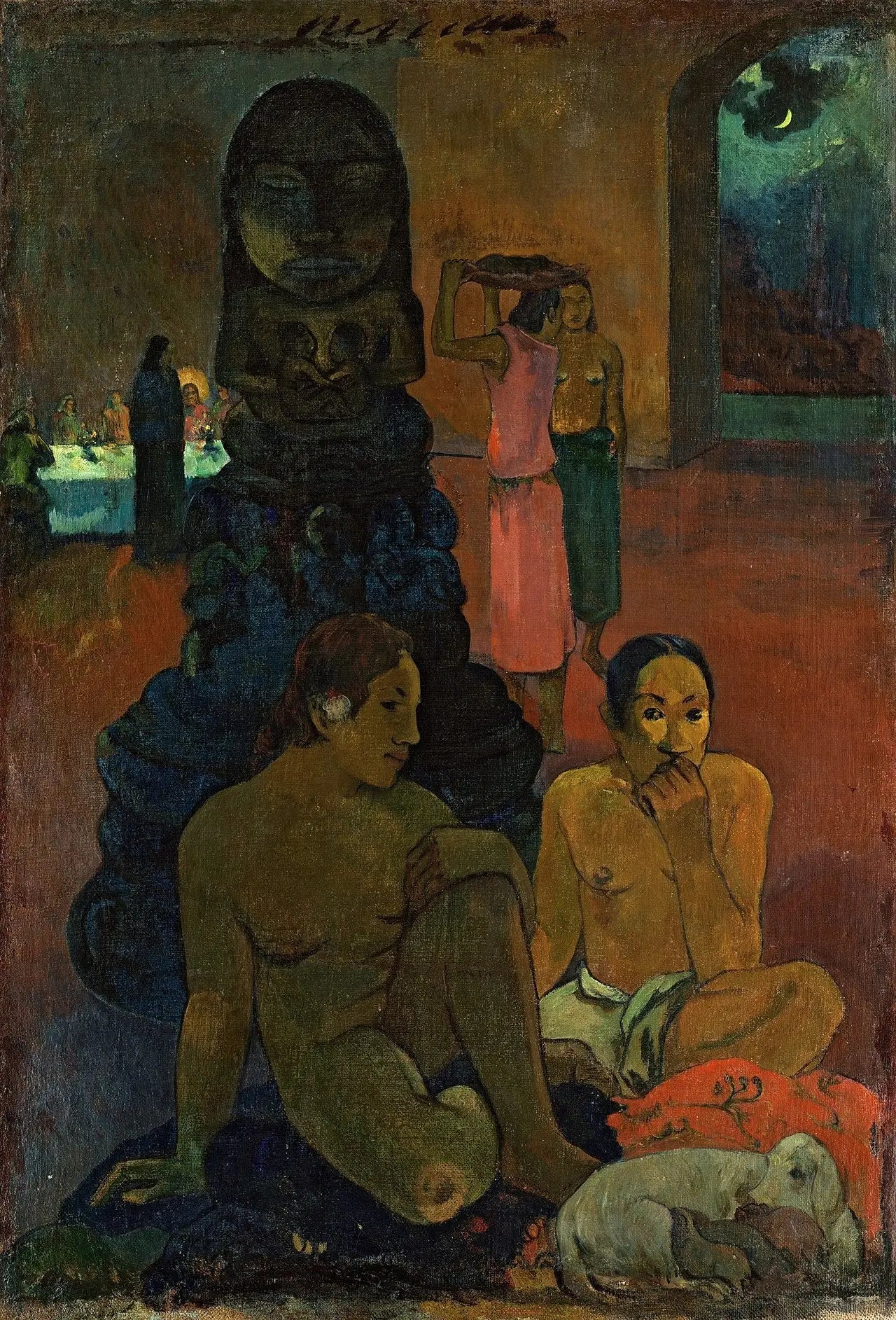 Le Grand Boudha - Paul Gauguin image 1 reproduction de peinture à l’huile