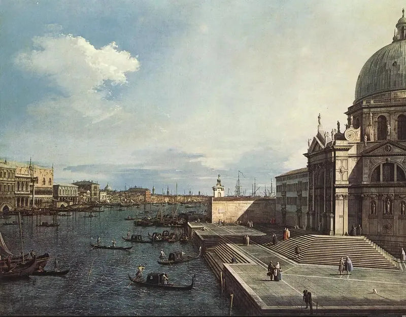 Il Grande Canale dalla chiesa della Salute - Canaletto
