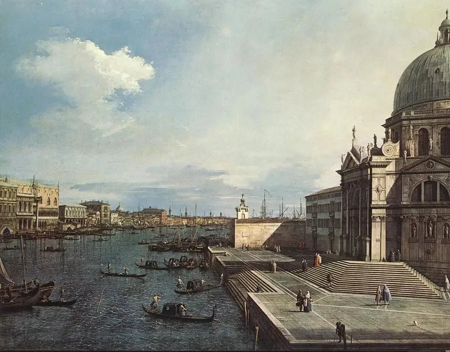 Il Grande Canale dalla chiesa della Salute - Canaletto