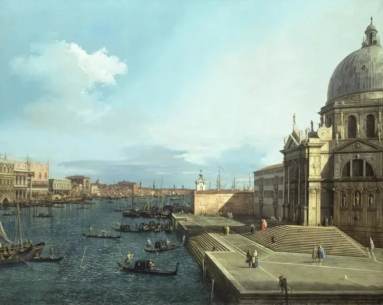 Il Grande Canale e Santa Maria della Salute - Canaletto