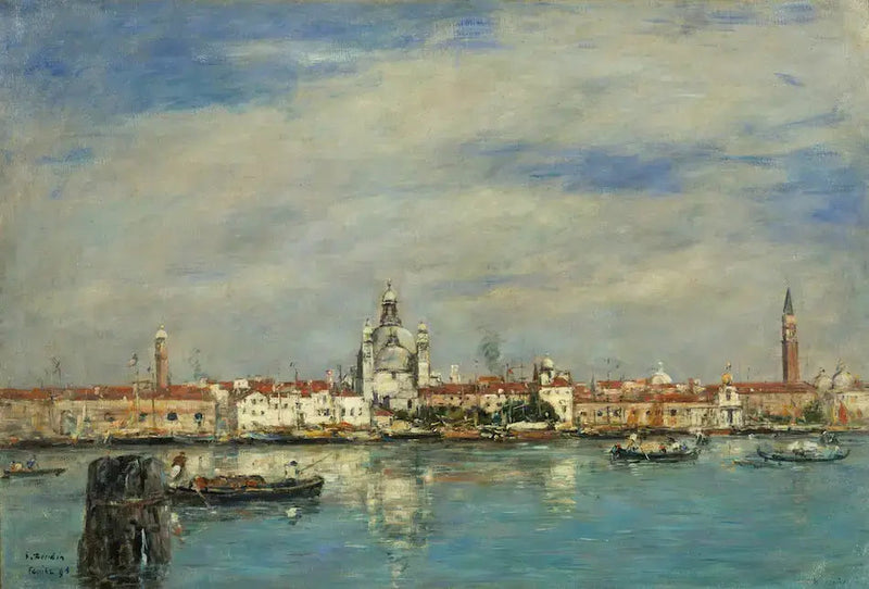 Il Grande Canale, Venezia - Eugène Boudin