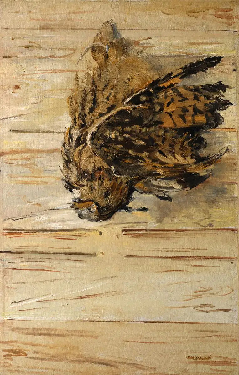 Reproduction du tableau « Le Grand-duc - Édouard Manet » par Alpha Reproduction en peinture à l’huile