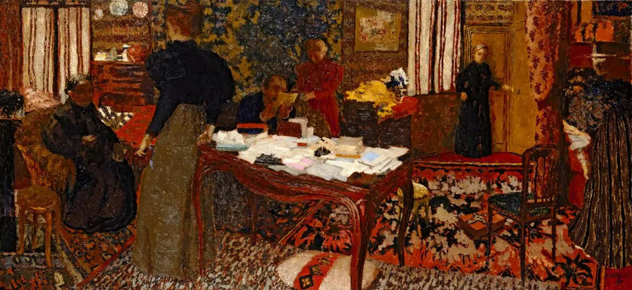 Il Grande Interno ai sei personaggi - Édouard Vuillard
