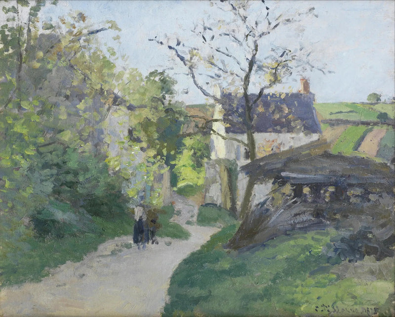 Il Grande Noce, la casa Rondest, Pontoise - Camille Pissarro