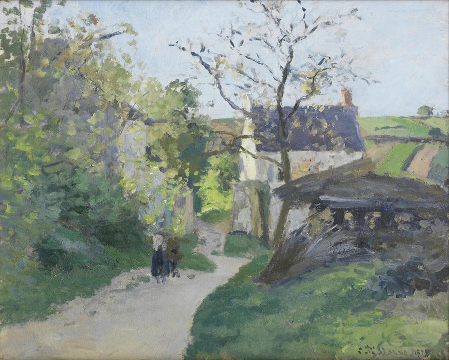 Il Grande Noce, la casa Rondest, Pontoise - Camille Pissarro