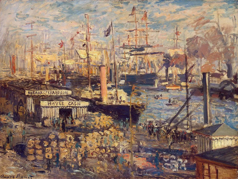Il Grande Molo a Le Havre - Claude Monet