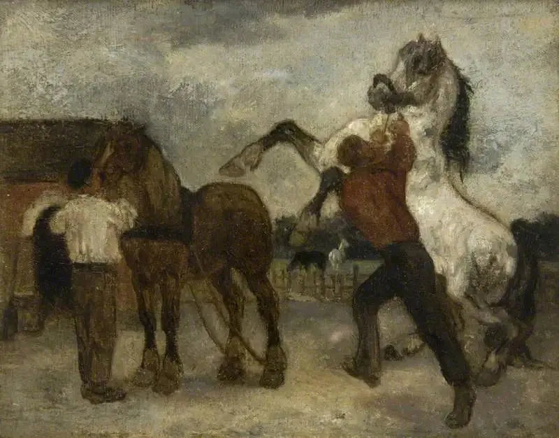Il Maneggio - Théodore Géricault