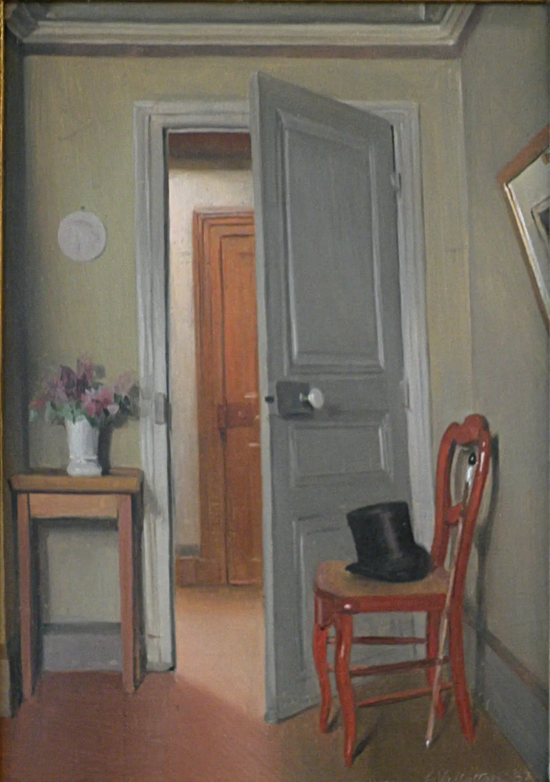 Il cilindro, interno - Félix Vallotton