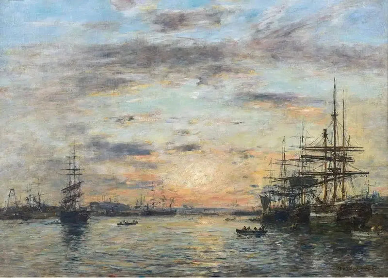 Le Havre. Il bacino dell'Eure - Eugène Boudin