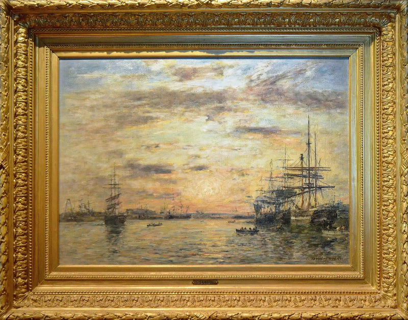 Le Havre. Il bacino dell'Eure - Eugène Boudin