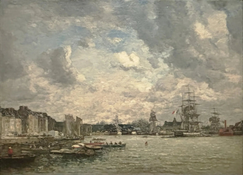 Le Havre. Il bacino della Barre - Eugène Boudin