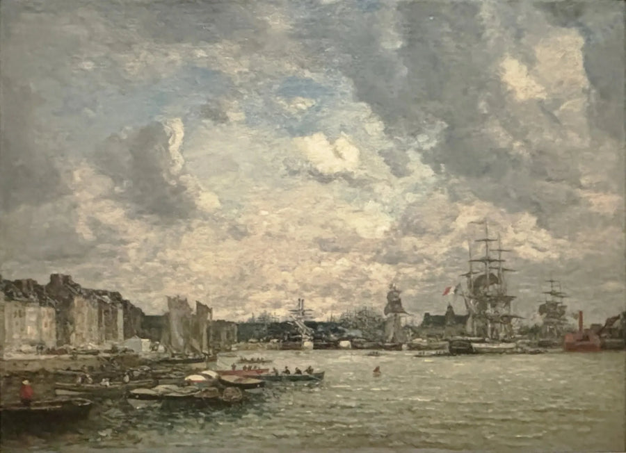 Le Havre. Il bacino della Barre - Eugène Boudin