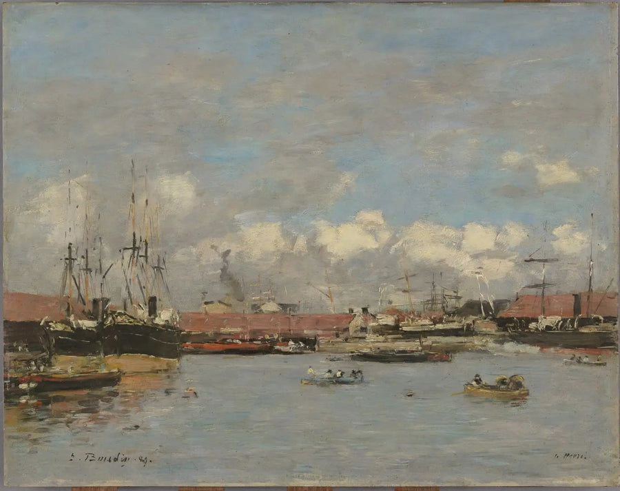 Le Havre, il bacino della Cittadella - Eugène Boudin