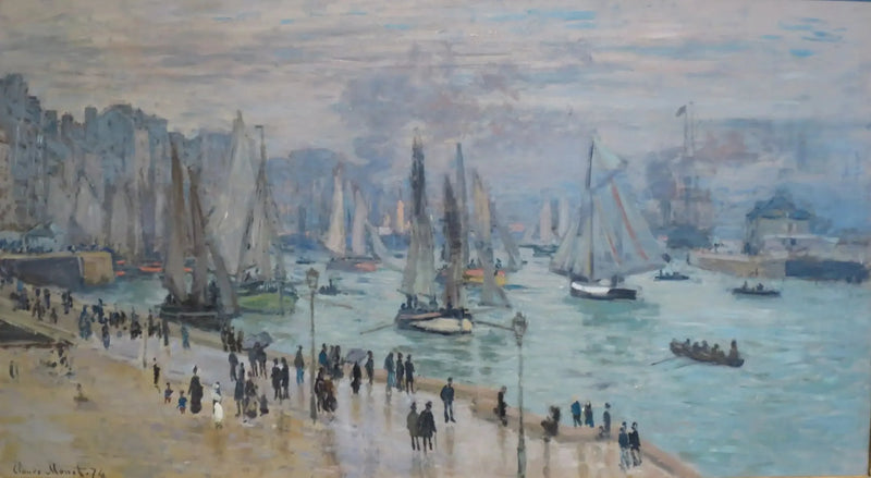 Le Havre, barche da pesca che escono dal porto - Claude Monet