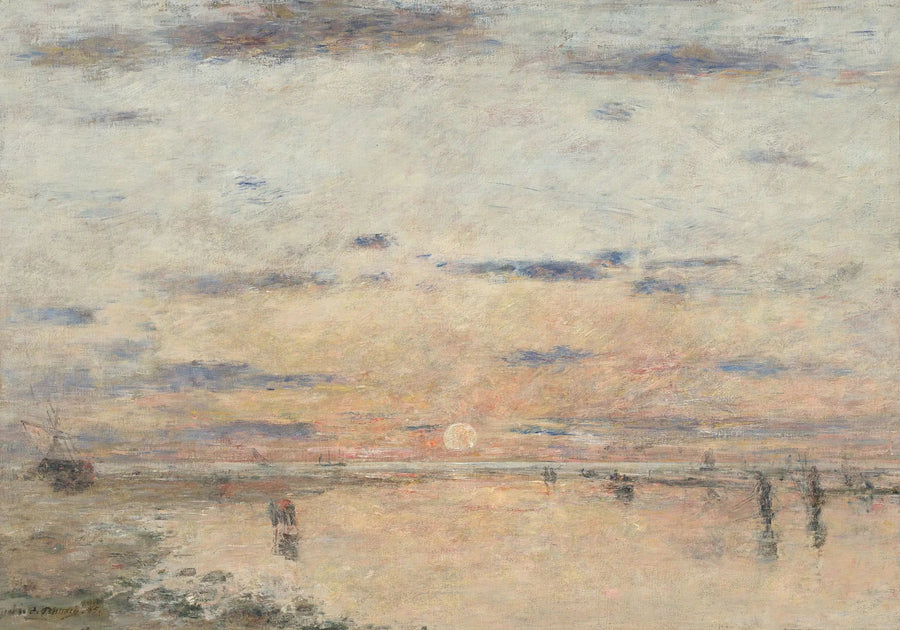 Le Havre: Tramonto sul mare - Eugène Boudin