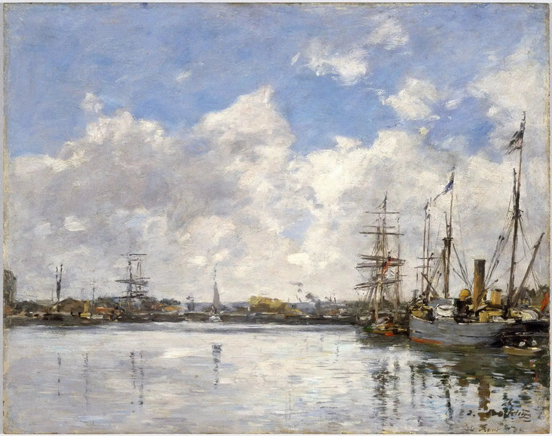 Le Havre, il porto - Eugène Boudin