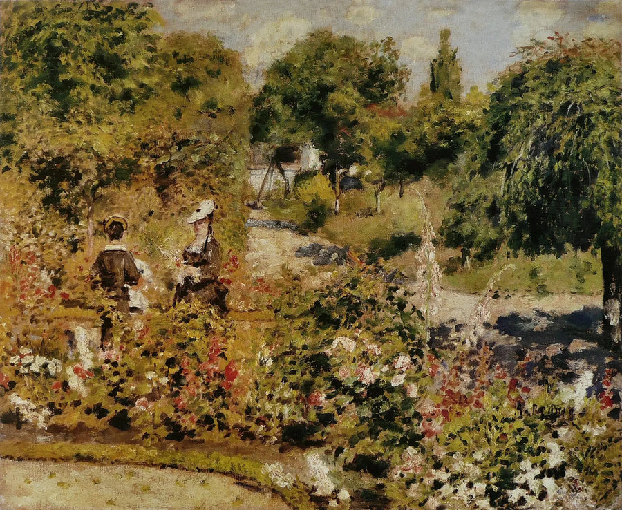 Il giardino a Fontenay - Pierre-Auguste Renoir