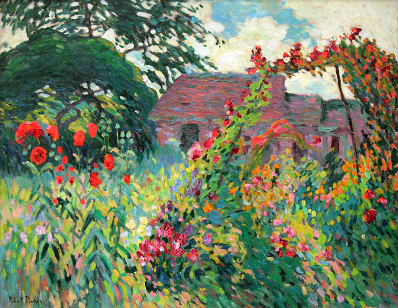 Il giardino ai papaveri - Robert Antoine Pinchon
