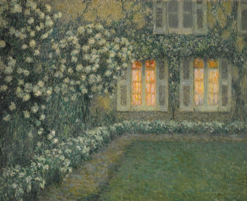 Il Giardino Bianco al Crepuscolo - Henri Le Sidaner