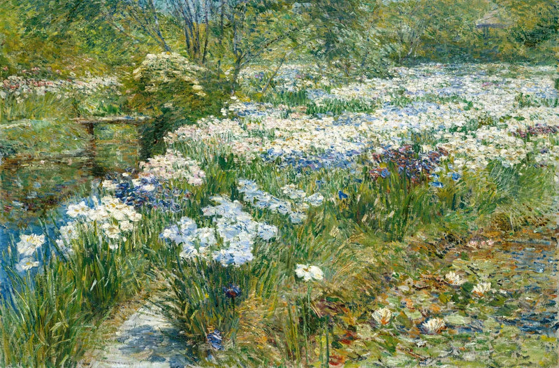 Il giardino d'acqua - Childe Hassam