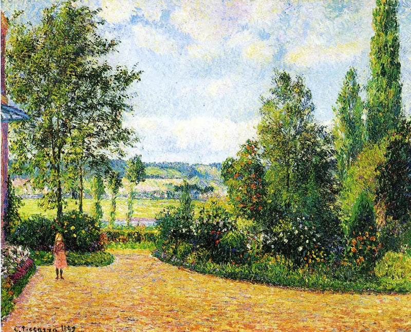 Il Giardino di Octave Mirbeau, la Terrazza, Les Damps - Camille Pissarro