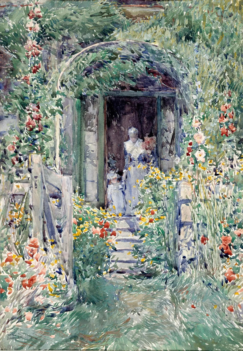 Il giardino nella sua gloria - Childe Hassam