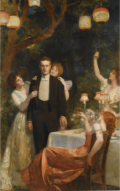 Reproduction du tableau « Le jardin d'Armide - John Collier » par Alpha Reproduction en peinture à l’huile