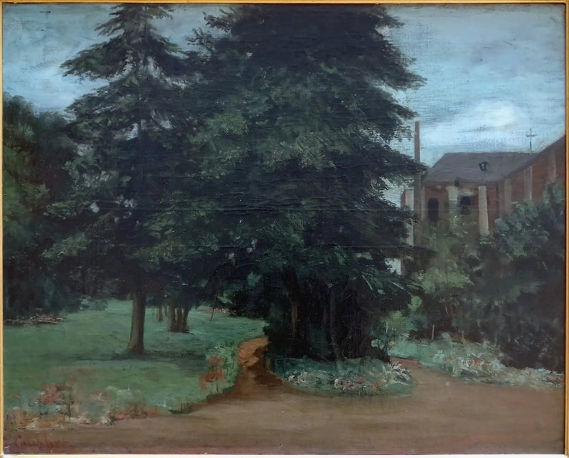 Il giardino dell'abbazia di Loos-lez-Lille - Gustave Courbet