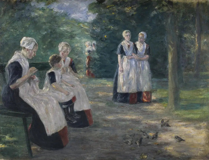 Il Giardino dell'orfanotrofio comunale della città di Amsterdam - Max Liebermann