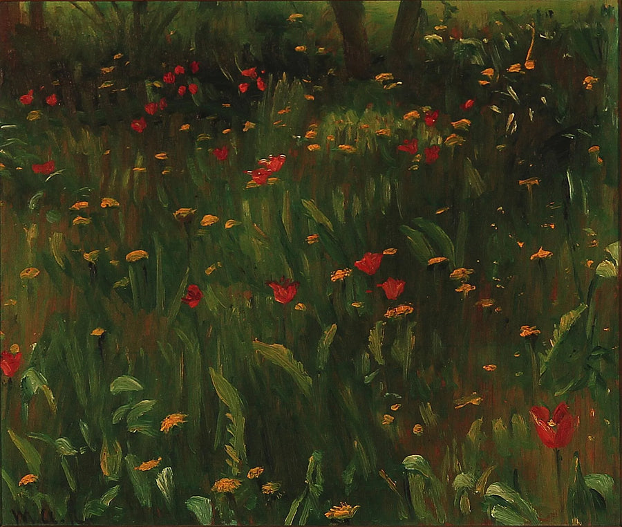 Il giardino della famiglia Ancher a Skagen. -Michael Peter Ancher