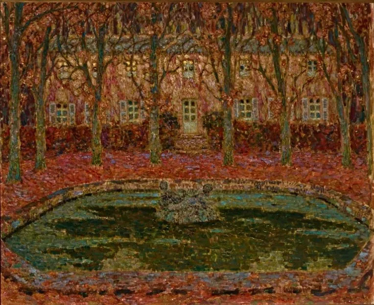 Il giardino della casa Gerberoy - Henri Le Sidaner