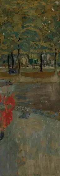 Il giardino di La Muette a Passy, Parigi (La Muette) - Édouard Vuillard