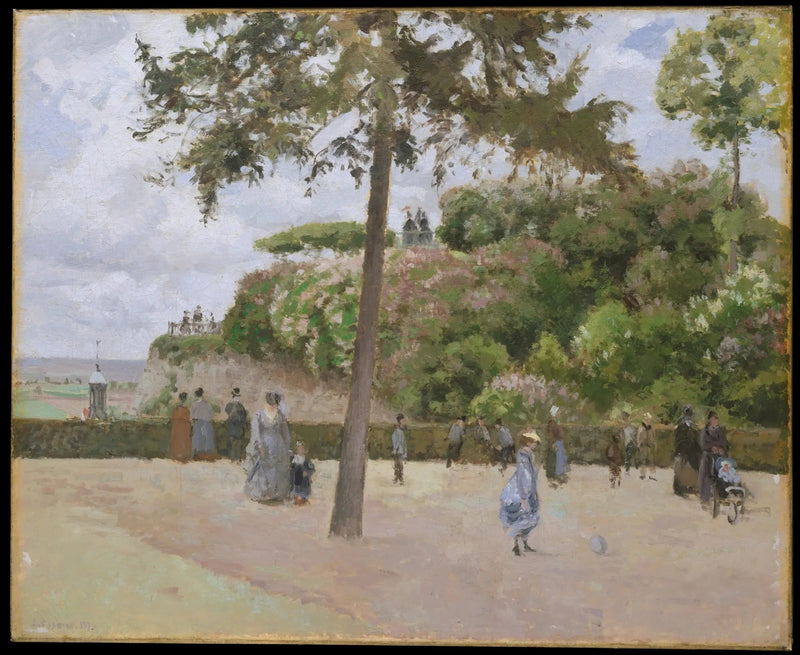 Il Giardino della Città, Pontoise - Camille Pissarro