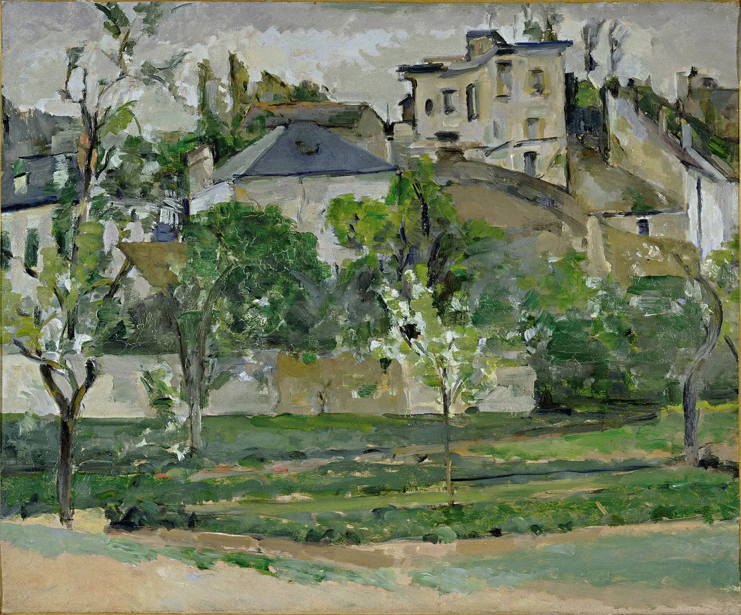 Le Jardin de Maubuisson, Pontoise - Paul Cézanne image 1 copie de tableau peinte à la main