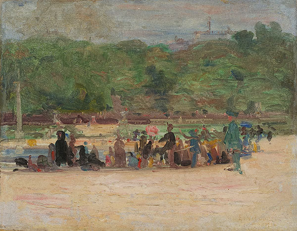 I Giardini del Lussemburgo a Parigi (Jardim de Luxemburgo) - Eliseu Visconti