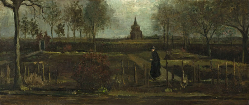 Il giardino del presbiterio di Nuenen in primavera - Vincent van Gogh