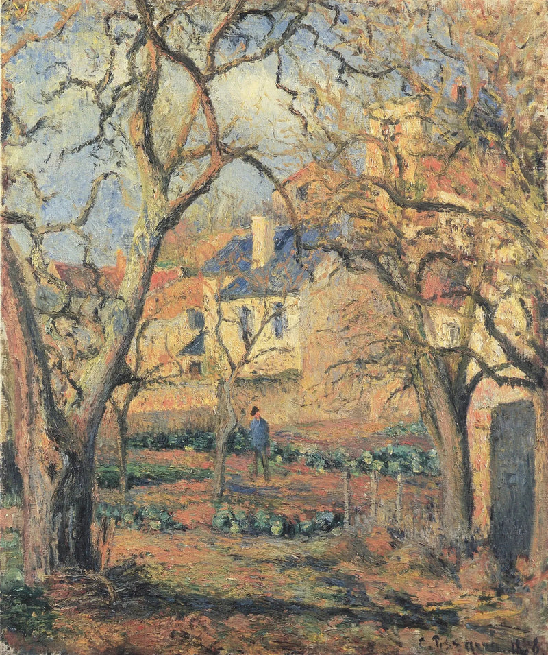 L'Orto a L'Hermitage - Camille Pissarro