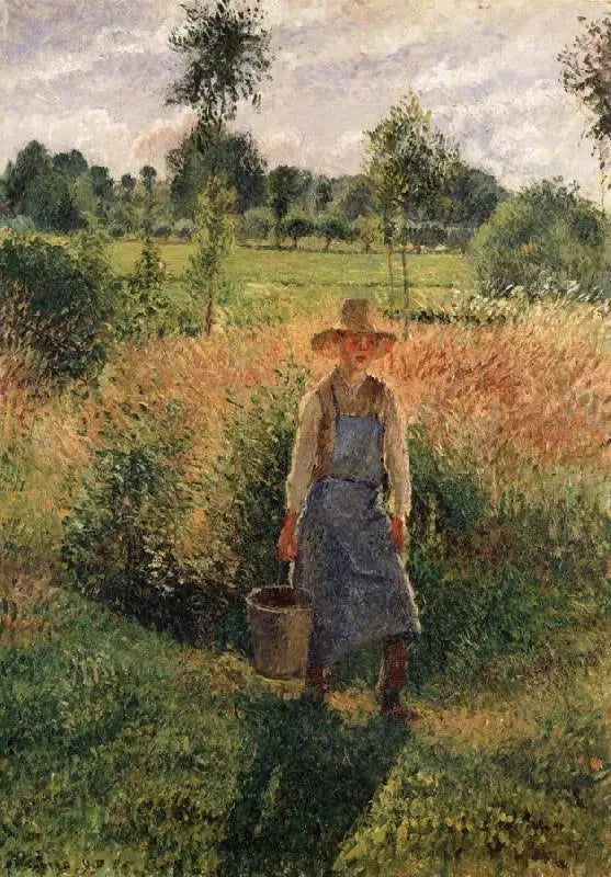 Il Giardiniere, Sole pomeridiano, Eragny - Camille Pissarro