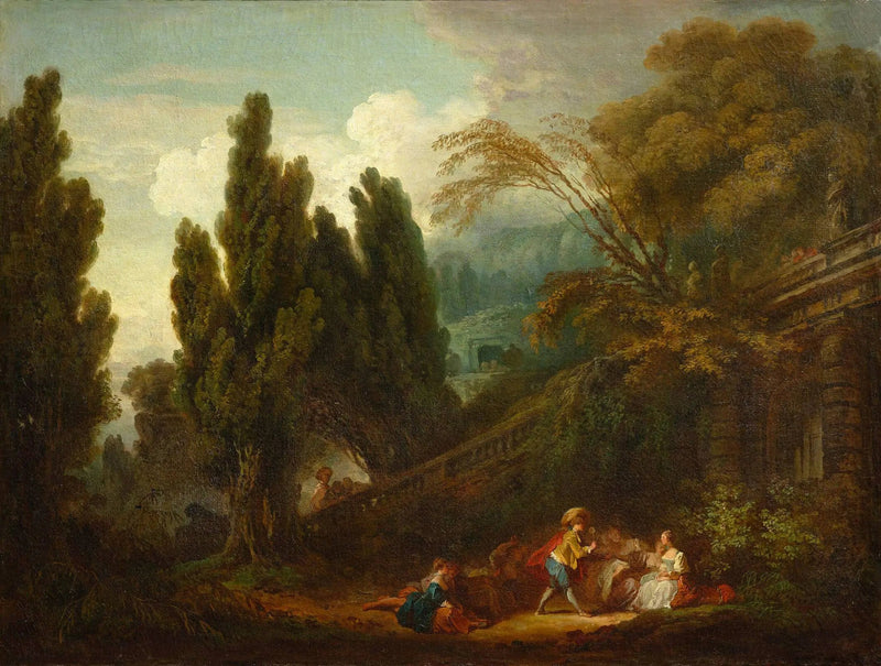 Il Gioco della tavolozza - Jean-Honoré Fragonard