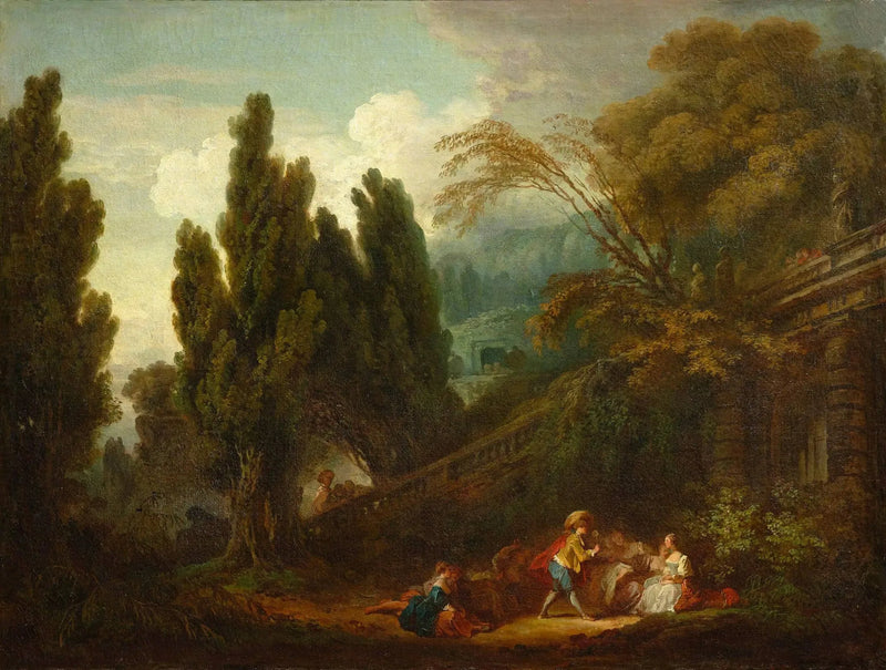 Il Gioco della tavolozza - Jean-Honoré Fragonard