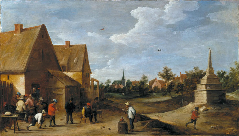 Il gioco delle bocce - David Teniers il Giovane