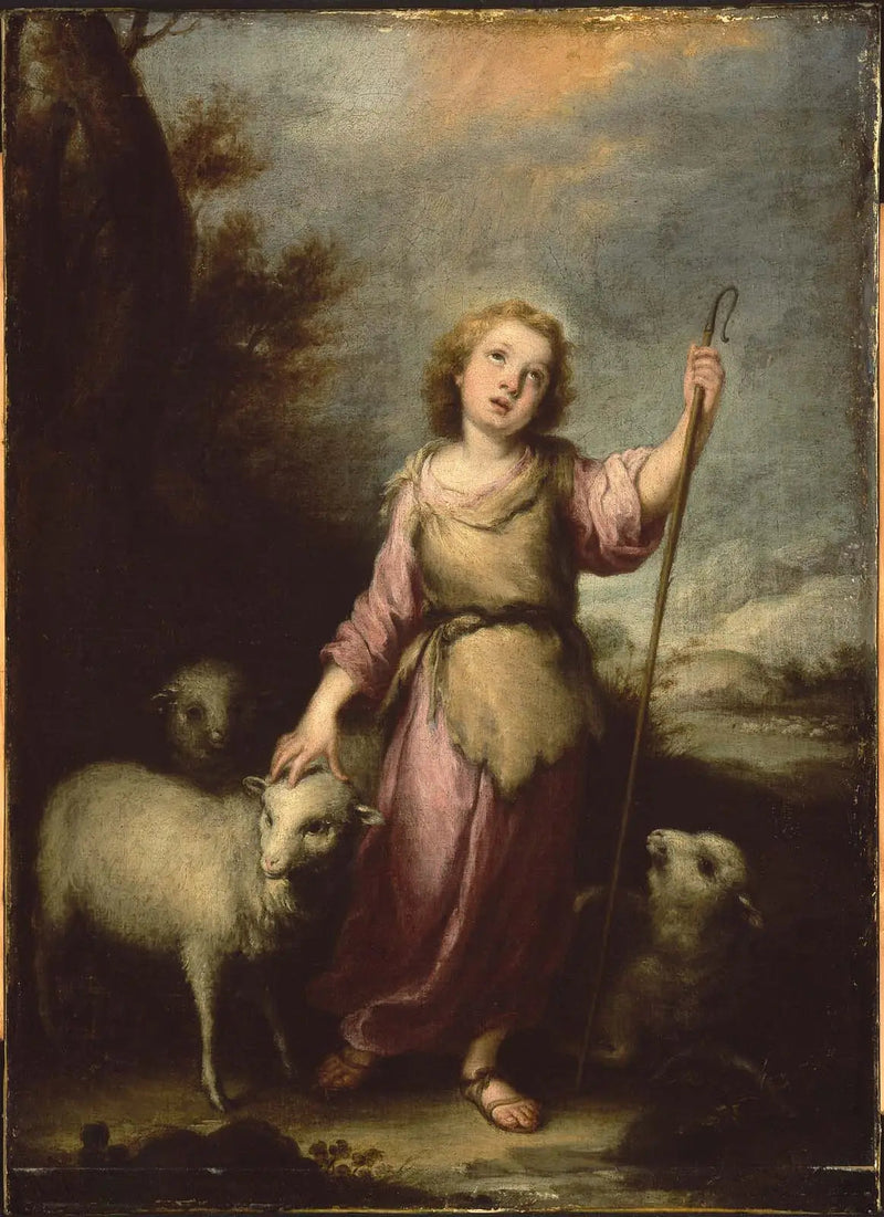 Il giovane Cristo in buon pastore - Bartolomé Esteban Murillo