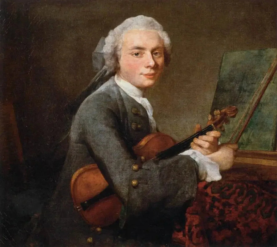 Il giovane uomo con il violino - Jean Simeón Chardin