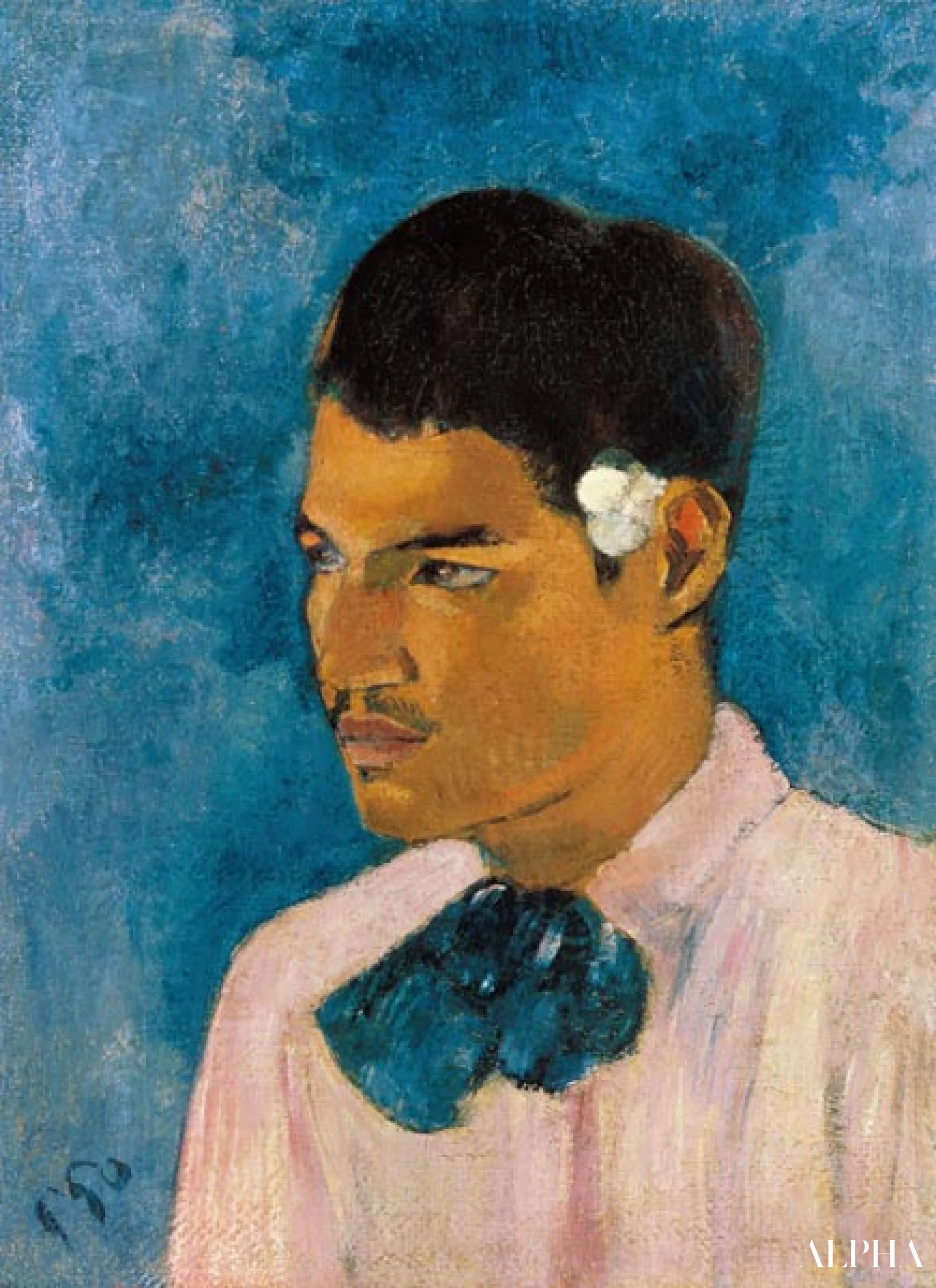 Il giovane con il fiore - Paul Gauguin - Riproduzioni di quadri e dipinti di alta qualità